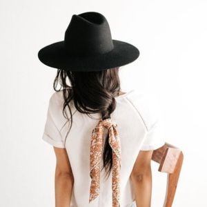 The Kensington: Wool felt Wide Brim Structured hat